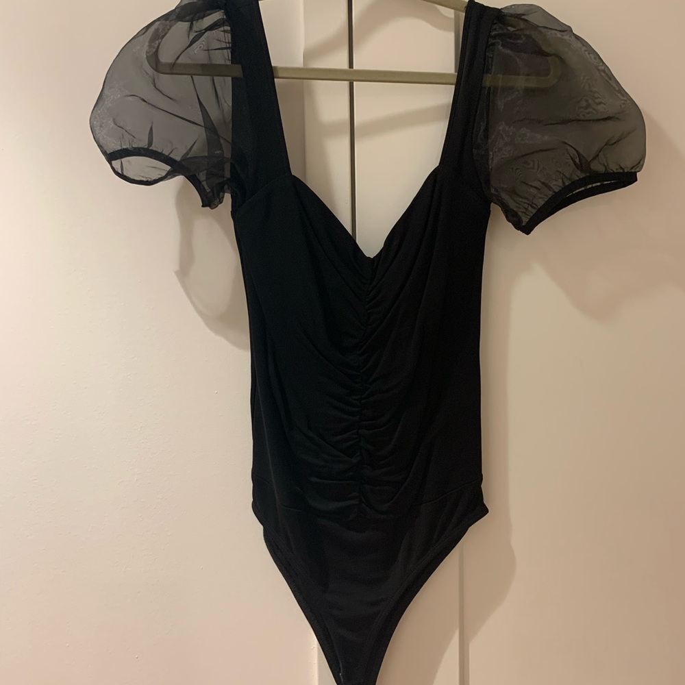 Black Zara bodysuit